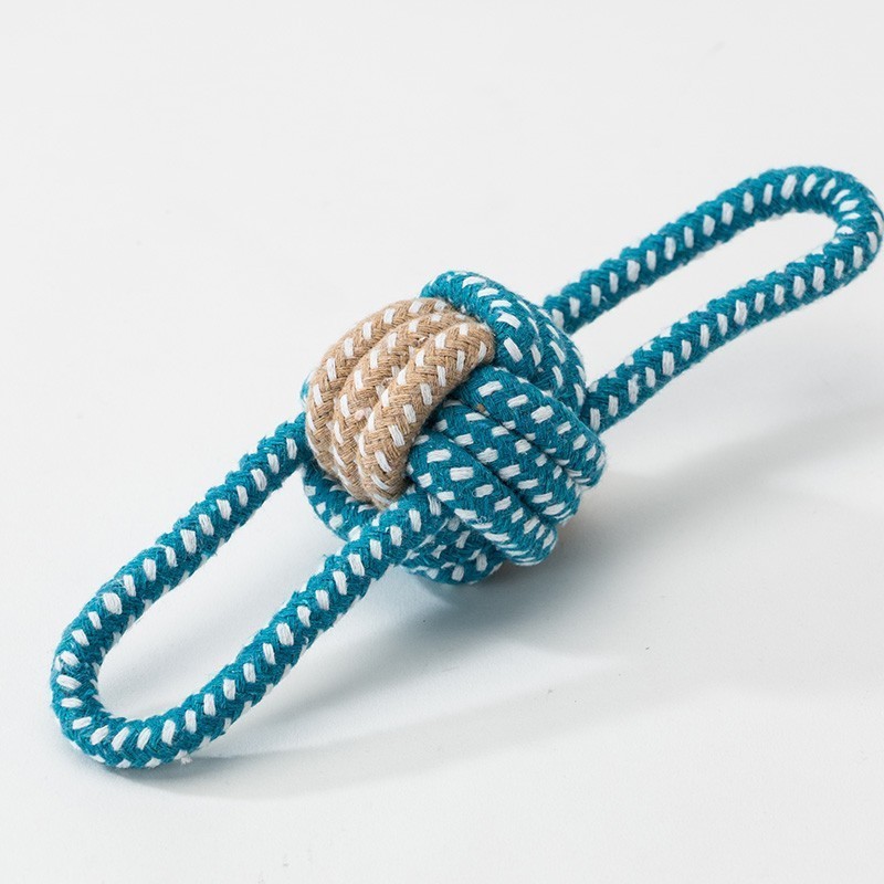 Two-color figure 8 ball blue