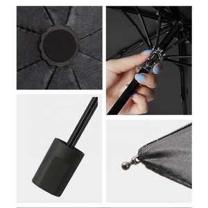 批发商最便宜的3折雨伞促销雨伞，带天空印花图案 - Product Image 3