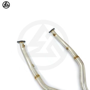 CSZ Exhaust Pipes for BMW E92 M3 4.0L Ss304 X-pipe Midpipe with 2 <strong>Resonators</strong> - Product Image 4