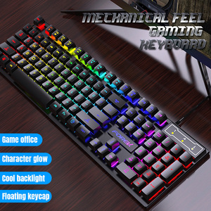 Panel de teclado ergonómico para juegos de escritorio PC con membrana de interfaz USB 3,0 Botón de interruptor mecánico Precio Características principales - Product Image 5