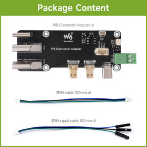 Adattatore multifunzione per porte o terminali a vite tipo Aismartlink Waveshare C, compatibile con uscite 4K Dual 4K Raspberry Pi 5/4B - Product Image 2