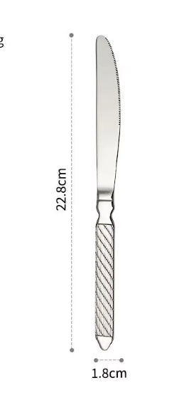 Couteau de table en argent