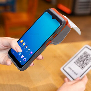 6.2 Inch Handheld Mobile <strong>Android</strong> <strong>POS</strong> Terminal Restaurant <strong>Pos</strong> System With Printer NFC - Product Image 1