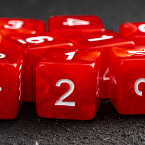 Faccub จัดส่งหมายเลขเกมมุมขวาพลาสติกอะคริลิคสีเหลืองลายมุกลูกเต๋า D6 16มม. ของขวัญส่งเสริมการขาย - Product Image 4