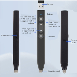 Multi-funzione Wireless presentatore puntatore Laser PPT telecomando lavagna elettronica penna per l'insegnamento e la riunione - Product Image 5