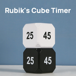 Cube Timer Küchen timer Übung Schwerkraft sensor Flip Timer für Zeit management und Countdown-Einstellungen