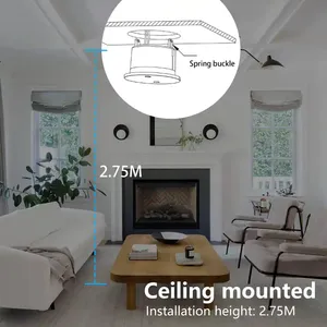 24G Zigbee WiFi Tuya Presence Detector with Light <strong>Sensor</strong> Mmwave Radar Human Presence Detecting <strong>Sensor</strong>