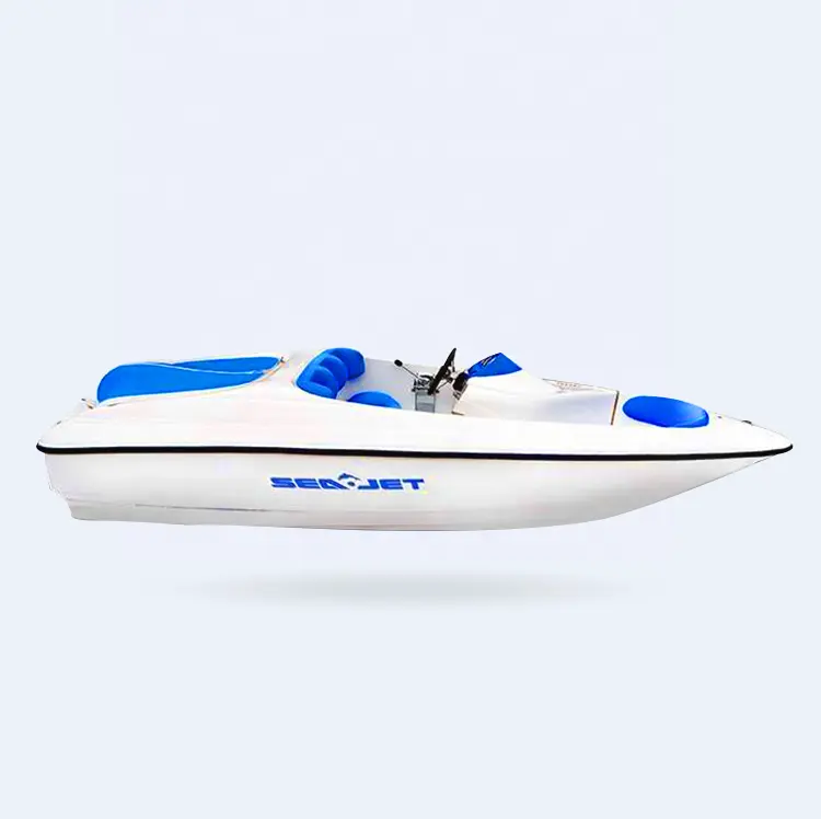 Bateau grande vitesse en fibre de verre, pour personnes, peut être personnalisé, toit supérieur