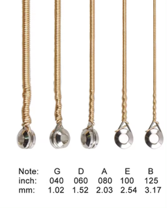 Phosphor Bronze 90/10 Copper Anti-rust 4 <strong>String</strong> Acoustic Guitar Bass <strong>Strings</strong> for Bass Part Can Custom Package - Product Image 6