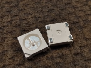 Акция, оптовая продажа, полноцветный 5050RGB, 5 В, 4 штыря, 0,2 Вт, Smd, светодиодный 5050, триколор, встроенный в IC, 1812C, Ws2812b, светодиодные полосы - Product Image 4