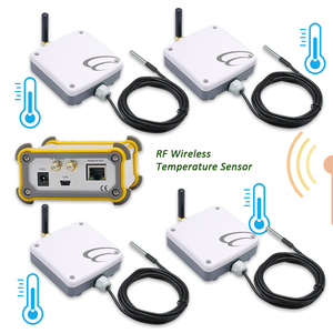 Sensores de temperatura múltiples domésticos 4 juegos Sistema de controlador de temperatura del sensor IOT