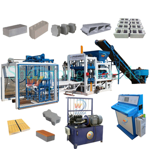 Máquina de bloques de hormigón con enclavamiento hidráulico completamente automática, máquina de fabricación usada para máquina de fabricación de ladrillos huecos de cemento, tipo máquina de fabricación de ladrillos - Product Image 2