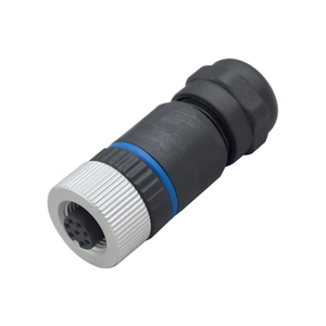 M12 连接器 male female A B C D Xcoding cable Solder Assembly type 3 4 5 8 12 pin waterproof 连接器 - Product Image 4