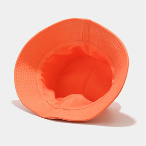 2025新款纯色可逆水桶帽防紫外线可折叠户外太阳帽，带定制标志 - Product Image 5