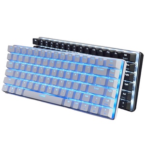 N-key-Teclado mecánico con interruptor azul, 82 teclas, negro, para videojuegos - Product Image 1