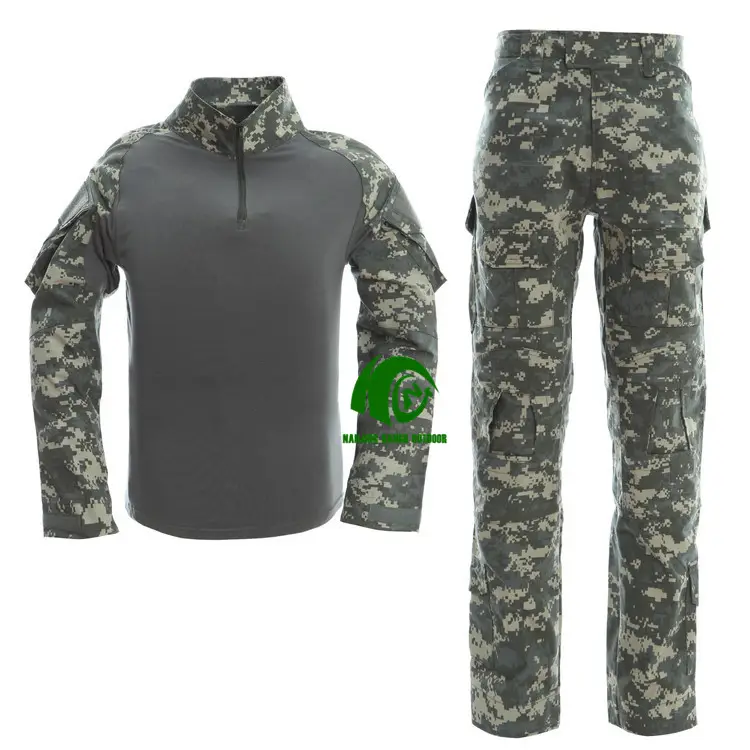 KANGO Factory hace uniforme traje multicolor traje de manga larga MultiCam camiseta hombres táctico G3 traje de rana