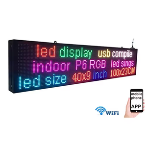 Programmier bare wasserdichte hoch auflösende Farbe Außenwerbung Led Display Scrolling Screen Mobile Message Signage - Product Image 5