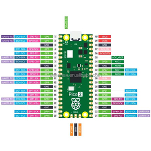 Schede di sviluppo originali RP2350 rpberry Pi Pico2 microcontrollore 2.4GHz 802.11n WiFi Dual Core processore di programmazione Pico 2