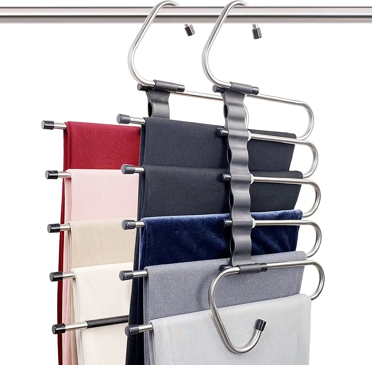 Magic Pants Hangers salvaspazio multifunzionale utilizza Rack Organizer Multi Functional Pants Rack