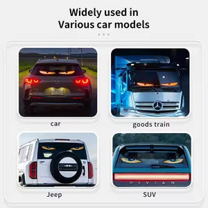 自動車用マトリックスパネルアプリ制御プログラム可能フレキシブルカスタマイズLEDサイネージスマートLEDスクリーンサイネージ自動車用パネル - Product Image 4