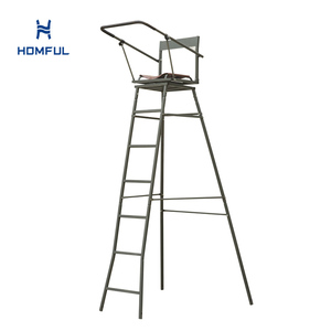 HOMFUL 7.5 'demir Tripod geyik standı kulesi dönen ve katlanabilir avcılık tırmanma ağacı standı kulesi - Product Image 1