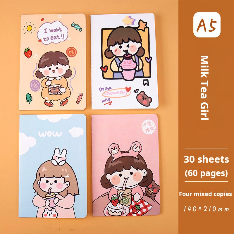 Milk Tea girl- multicolor