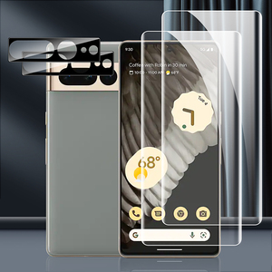 Kính Cường Lực Độ Cứng 9H Cong 3D HD 0.33Mm Bảo Vệ Màn Hình Cho Google Pixel 6 PRO 7 PRO, Cho Phim Màn Hình Google Pro 6 7 - Product Image 3