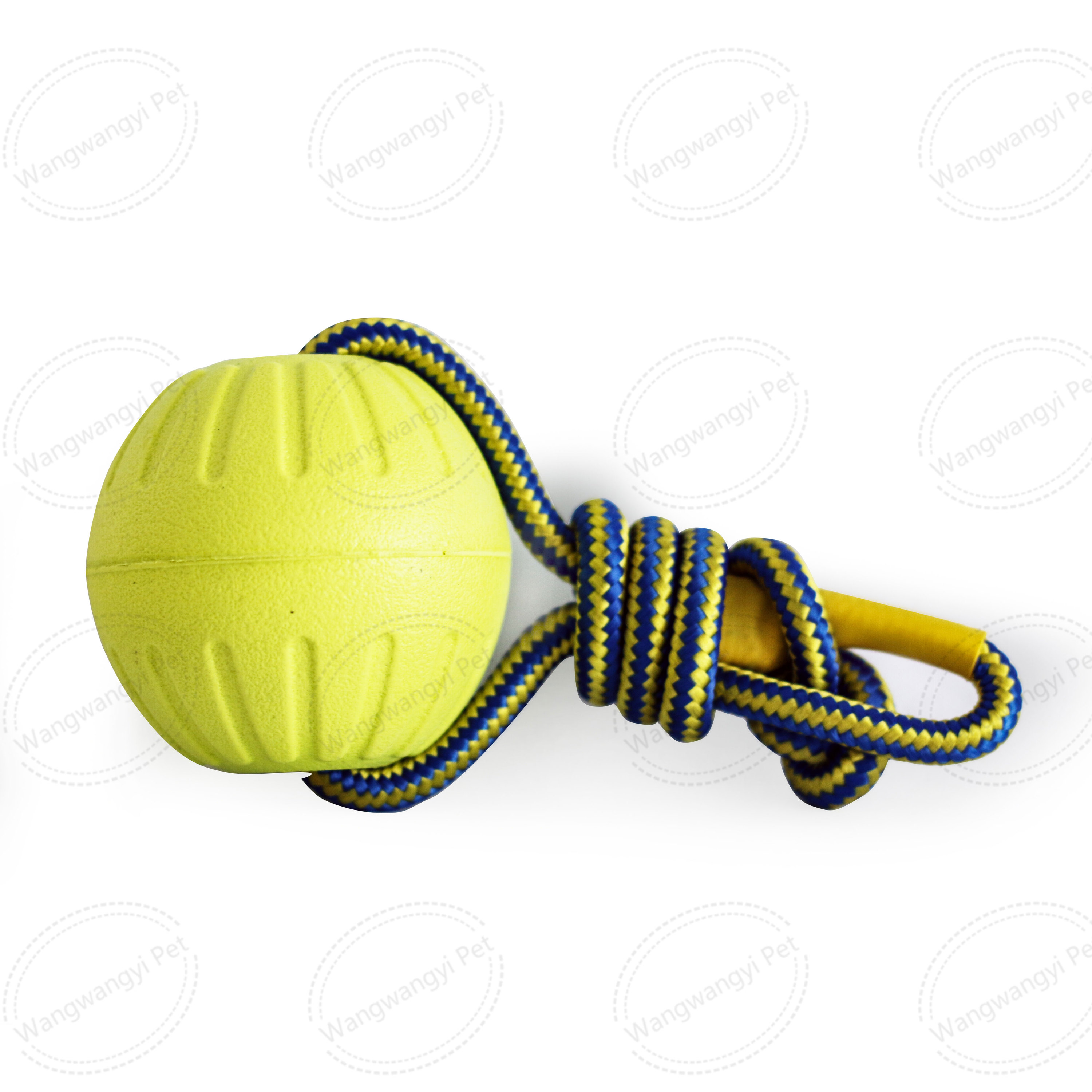 Boule EVA verte avec corde