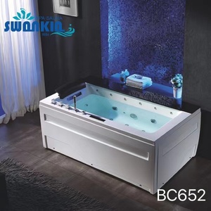 Swankia Drop in Acryl badewanne heißes Schwimmbad feste Oberfläche Eingebettete Badewanne großer Tropfen in Acryl Jet Whirlpool Massage bad