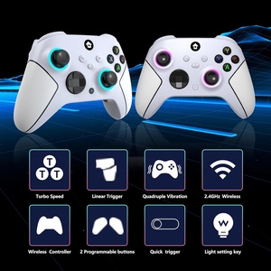 Coolrabbie 2.4G không dây BT gamepad kết nối trực tiếp PC Joypad phím điều khiển cho Xbox loạt S/x điều khiển không dây - Product Image 4