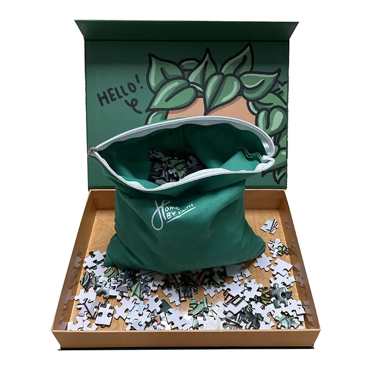 Puzzle personalizzato 1000 pezzi con borsa in cotone