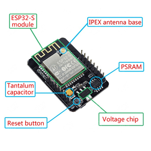 Placa DE DESARROLLO ESP32, Wifi, BT, con módulo de cámara, OV2640, de 1, 2, 2, 1, 2, 1, 2, 1, 2 - Product Image 5
