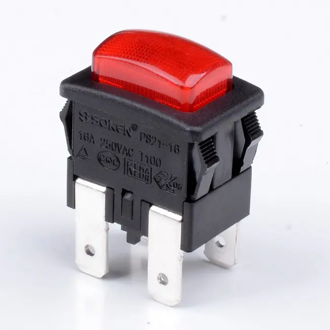 PS21-16 Momentary Push button Switch with 16A 250VAC