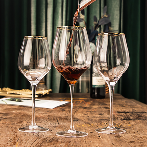 Yapay üflemeli kristal <span class=keywords><strong>Phnom</strong></span> altın kenarlı prizma kısa tarzı su bardağı 300ml şampanya kadehi prizmatik brendi cam meyve suyu bardağı
