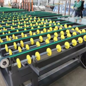 Buona qualità completamente automatico di carico e scarico del vetro macchina con bracci robotici
