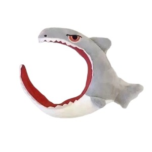 <span class=keywords><strong>Wacky</strong></span> שיער אביזר כריש צעצוע ממולא צעצוע סרט קריקטורה חדשה קריקטורה שיער הטוב ביותר למכור