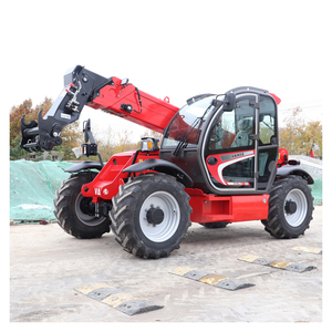 7 Metre bom Heave 4ton yük teleskopik Forklift 4wd Telehandler ile Vanse Epa dizel motor teleskopik işleyici - Product Image 1