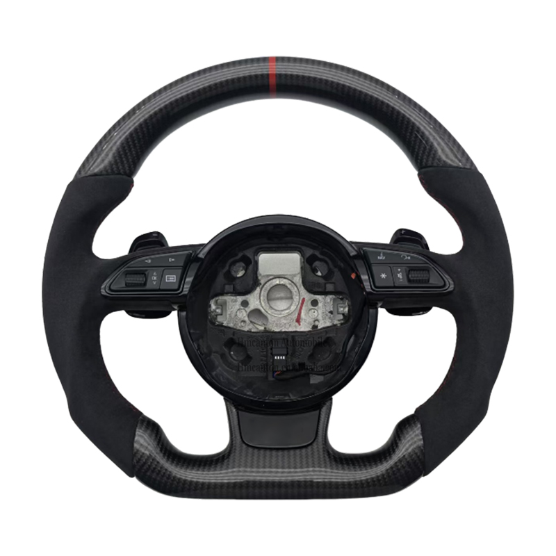 คาร์บอนไฟเบอร์ + แถบสีแดงด้านบน + อัลแคนทารา