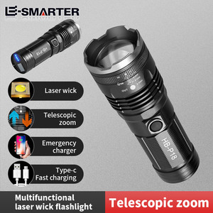 Đa-Chức Năng Khẩn Cấp Không Thấm Nước 15W 3*18650 Lithium Pin Có Thể Sạc Lại Lặn Chiến Thuật Đèn Pin - Product Image 5