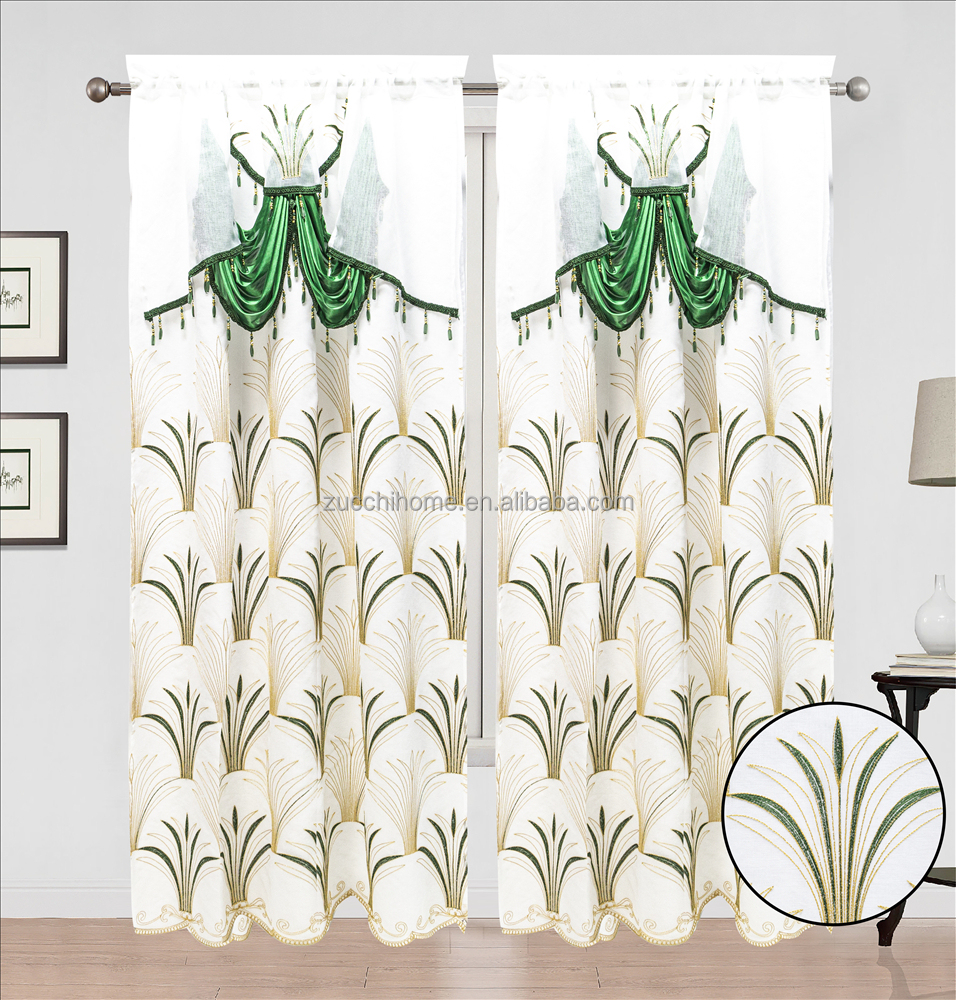 Vert broderie (2 pièces)