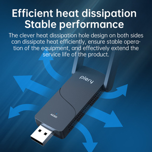 Plery U161 ücretsiz sürücü WiFi güvenlik cihazı en yeni USB 2.0 ağ kartı adaptörü masaüstü dizüstü bilgisayar için 2.4G frekans desteği 300mbps Max. - Product Image 4