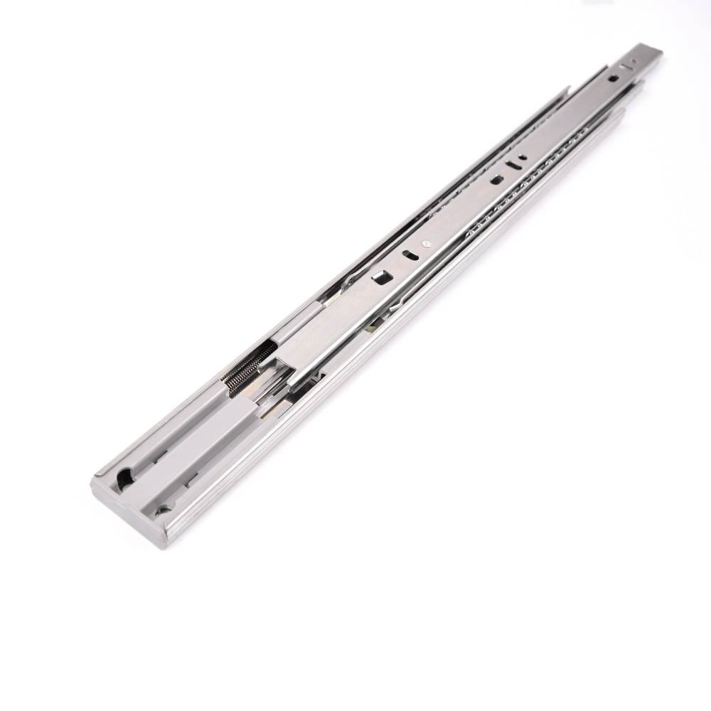 35mm Wide soft closing ball bearing drawer slide Full Extension Furniture Sliders Telescopic Drawer Channel Rails