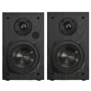 Caja de gabinete de madera Altavoces de estantería alimentados Sonido HiFi Bluetooth 2,0 Altavoces de monitor de estudio de campo cercano activo - Product Image 3