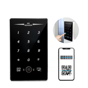 13.56Mhz scheda codice a barre Wiegand 26 34 TCP IP RS232 IP68 impermeabile in metallo Touch tastiera porta di controllo QR codice NFC lettore - Product Image 2