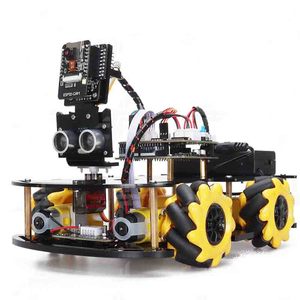 ESP-32 Roboter Link Kinder intelligente pädagogische Spielzeug auto iot Ultraschall intelligente Hindernis vermeidung Programmierung Auto Kit