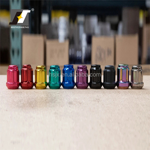 20 + 1 hộp đóng gói màu đen 6-spline 12x1.5 Lug Nuts/với xử lý nhiệt CRV ổ cắm chính - Product Image 4