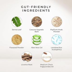 Nuevo Gel de Aloe Vera de hoja de Senna de, cápsulas de desintoxicación de limpieza de colon de 14 días para apoyar la pérdida de peso y la inmunidad - Product Image 3