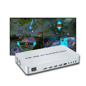 控制1台显示器中的4台计算机HDMl通用串行总线KVM开关多查看器 - Product Image 4