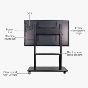 55-65 дюймов Multi-touch ЖК-дисплей монитор Интерактивная плоская панель с инфракрасным интерфейсом Usb для образования системы Android - Product Image 6