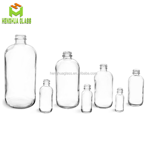 1/2 oz 1oz 2 oz 4oz 8oz 16oz 32oz 15ml 30ml 60ml 120ml 240ml 500ml 1000ml rõ ràng Vòng Kính <span class=keywords><strong>Boston</strong></span> chai với nắp - Product Image 3